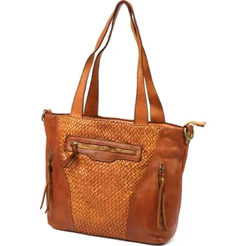 Kožená kabelka VS 033 - hnědá