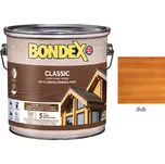 BONDEX CLASSIC tenkovrstvá syntetická lazura na dřevo exteriér 2.5 l Dub