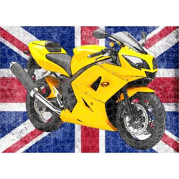 Puzzle puzzle s motorkou Triumph Daytona 120 dílků