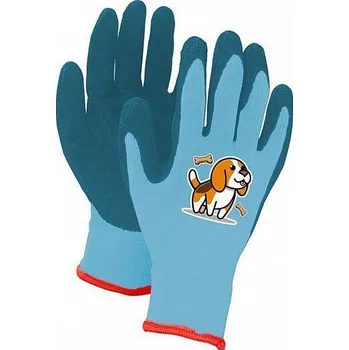 Rukavice Dětské rukavice MONTY pejsek modré, v. 3"