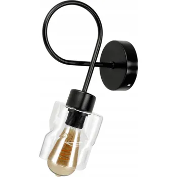 BERGE LED závěsné svítidlo 1xE27, balený skleněný čtverec, transparentní LK0005/1XK024