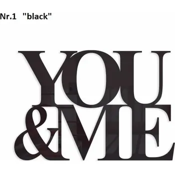 Samolepící dekorace Nástěnná dekorace pro páry žlutá