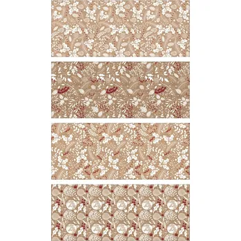 Balící papír ANDĚL Balicí papír větvičky s ražbou mix 4 motivů 70 g, 200 x 70 cm