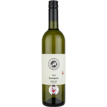 Víno Sauvignon 2023, pozdní sběr, Vinařství u svatého Martina, polosuché
