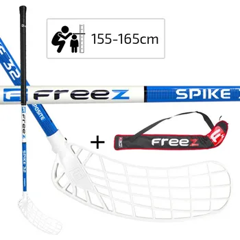 Florbalová hůl startovací set florbalky a vaku FREEZ SPIKE modrá 32 MB - 85cm pravá