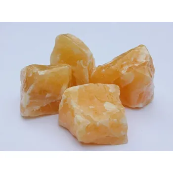 Přírodní kámen KALCIT ORANŽOVÝ Mexiko - velikost menší, cca 4,5 cm, 70 - 90 g