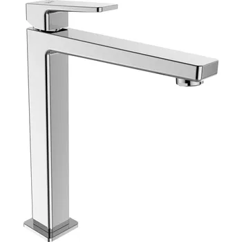 Vodovodní baterie Sapho TURSI stojánková umyvadlová baterie vysoká bez výpusti, prodloužená hubice, chrom