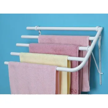 Sušák na prádlo České sušáky SUŠÁK RUČNÍKŮ NA STĚNU D450 - 50 cm pro 4 ručníky