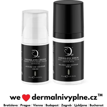 Péče o oční okolí DERMA 2.0 - DERMA EYE SERUM & CREAM - Ošetření proti tmavým kruhům a váčkům pod očima - 30ml, 15ml