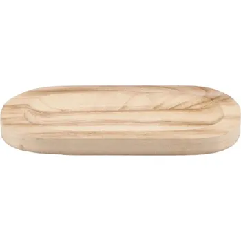 Přírodní dřevěný dekorační podnos Tippo - 24*14*2 cm