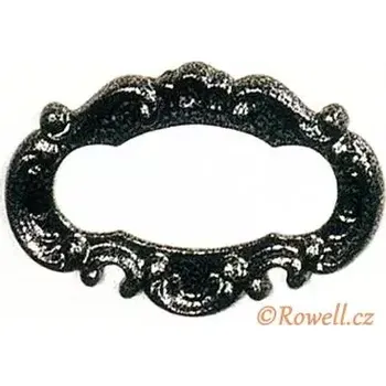 Nábytkové kování J2 Jmenovka komax stříbro