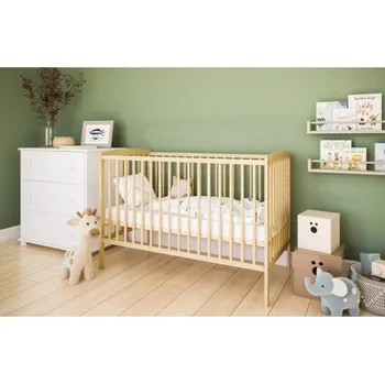 Dětská postýlka Postýlka Leon 120/60 cm přírodní