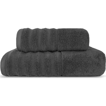 Bytový textil DARRÉ Ručníky a osušky CASA COLORATA - tmavě šedá Velikost: ručník 50 x 100
