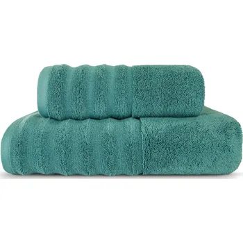 Osuška DARRÉ Ručníky a osušky CASA COLORATA - světle petrolejová Velikost: osuška 70 x 140