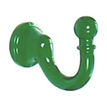 Nábytkové kování H1a Háček s vrutem/ zelená
