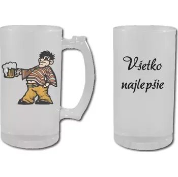 Pelisport Skleněný půllitr matný 2 Všetko najlepšie