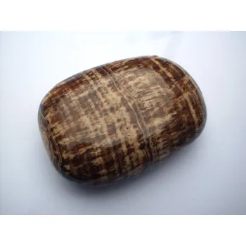 Masážní kámen ARAGONIT TROMOVANÝ masážní - Peru, cca 5,5 cm, 80 - 110 g