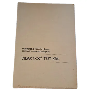 Didaktický test KŘK - ANTIKVARIÁT (Kolektiv autorů)