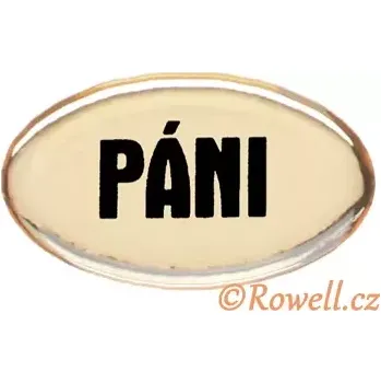 Nábytkové kování SDT2 Štítek-muži zlato