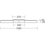 HerzBlut LED stropní svítidlo Lana del bronco, dřevo, stmívatelné - Délka stříšky 37 cm bronz, olejovaný dub 1 x 25,2 W LED - Doprava zdarma