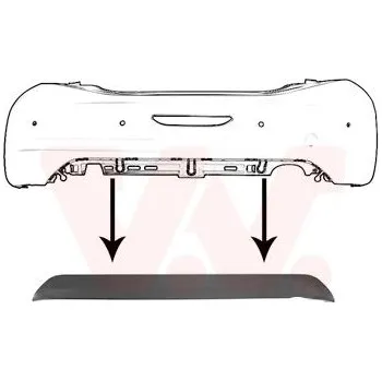 Nárazník Spoiler VAN WEZEL 4034509