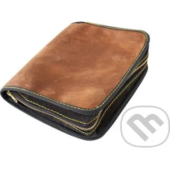 Doplněk ke knize Obal se zipem D216 Pull Up Hnědý - Macoli Hand Made Macoli Hand Made