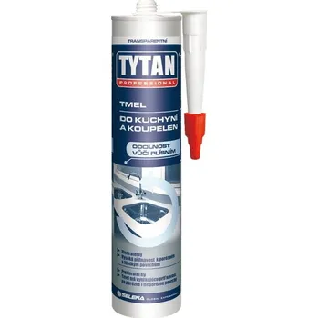 Tmel TYTAN akrylový sanitární tmel do kuchyní a koupelen Bílý 310 ml