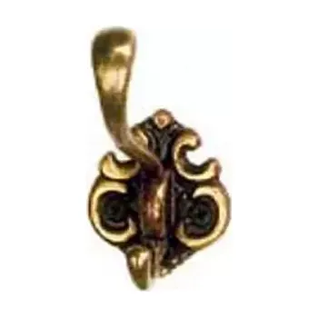 Nábytkové kování V1 Věšák staromosaz