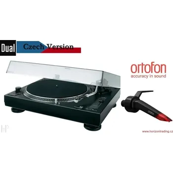 Gramofon DUAL DTJ 301 Direct Drive USB + Ortofon Concorde Music Red - Stereo gramofon