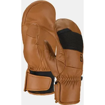 Chránič rukou Pánské Rukavice Ortovox Full Leather Mitten Men's Barva: Bristle Brown, Velikost: L