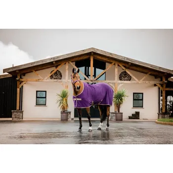 Deka pro koně Deka odpocovací Amigo Fleece, winterberry/taupe Délka zad: 130 cm