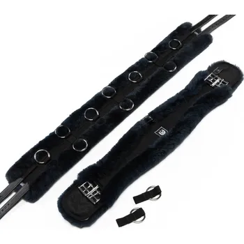 Werner Christ Horse Obřišník lonžovací Werner Christ Horse, s beránkem, black/anthracite FULL