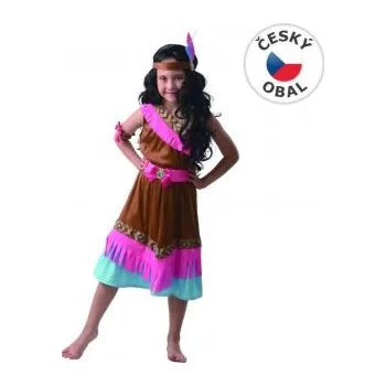 Karnevalový kostým MADE - Kostým na karneval - indiánka, 120 - 130 cm