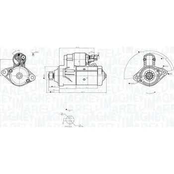 Startér Startér MAGNETI MARELLI 063726156010