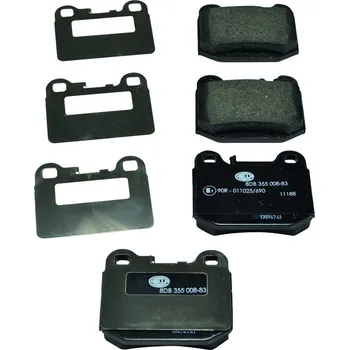 Brzdová destička Sada brzdových destiček, kotoučová brzda HELLA 8DB 355 008-831