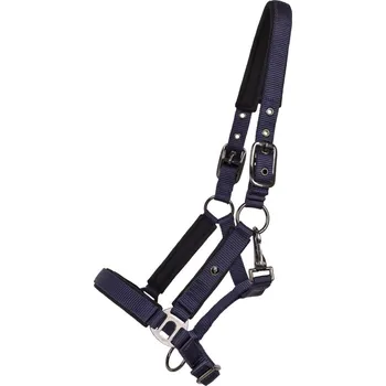 Vybavení pro koně QHP Ohlávka hříběcí Deluxe QHP, navy PONY