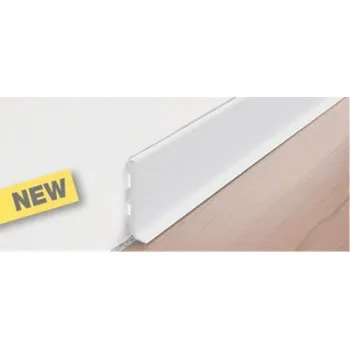 ukončovací lišta Soklová lišta plastová 60 mm antracit měkká ilustrační foto