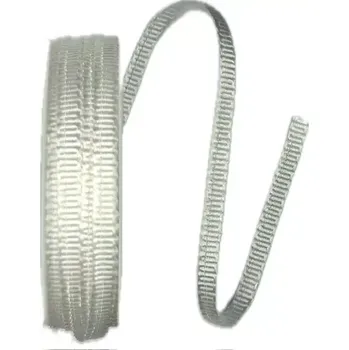 Stuha Stuha rypsová ELEGANCE WHITE bílá 6mm x 6m (3,50 Kč/m) (Stuha rypsová, tenká, bílá, lesklá, oboustranná)