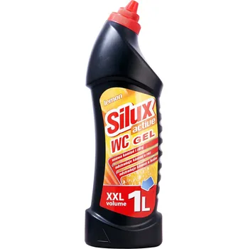 WC čistič LAKMA Silux WC GEL Active Lemon na rez a vodní kámen - 1l