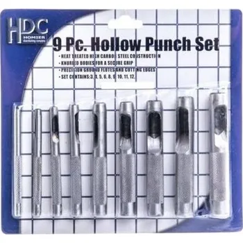 Sada děrovačů (výsečníků) na látky a kůži