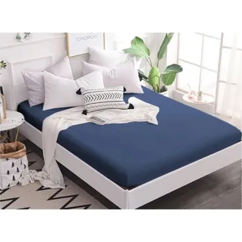 Prostěradlo Jersey prostěradlo LUX s gumkou 90/200 cm - navy