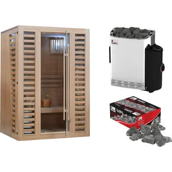 Výhodný Saunový Balíček: Luonto 2+ saunová kamna SAWO MINI 3,6kW + Saunové kameny 20kg