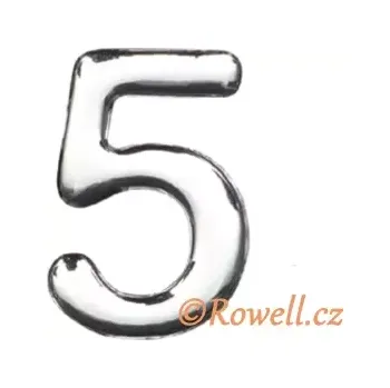 Dveřní kování C37 Číslo 37mm stříbr. '5'