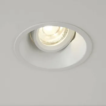 Lampička Searchlight Vestavné světlo Slim Trim, bílé, Ø 9,4 cm, IP20, hliník, GU10 bílá 1 x 10 W LED