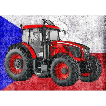 Puzzle puzzle s traktorem Zetor Crystal 160 300 dílků