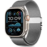 Řemínek TECH-PROTECT MILANO pro Apple Watch 42 / 44 / 45 / 46 / 49mm - nerezový - stříbrný