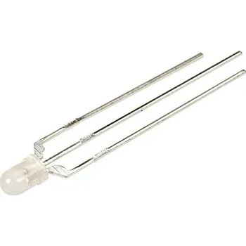 Dioda Kingbright L-93WEGW vícebarevná LED červená, zelená kulatý 3 mm 50 mcd 60 ° 30 mA, 25 mA 2 V, 2.2 V