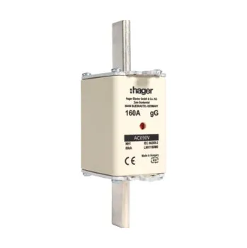 Dílna HAGER Pojistka nožová NH1 gG 690V 160A dvojitá LNH1160M6