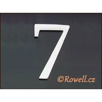 Nábytkové kování C5 Čísélko stříbro '7'