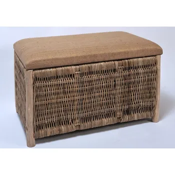 Truhla Ratanová truhla s polstrováním JUTA velká | RYCHLÉ DODÁNÍ